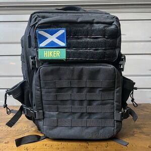 Wolfpak 45L Alpha Meal Prep Management Backpack Black Bag